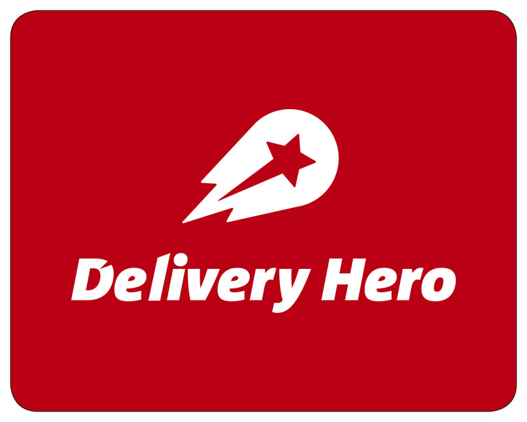 referenzen kundenbeispiele mousepads bedrucken lassen individuell zufriedene Kunden mit Logo delivery hero